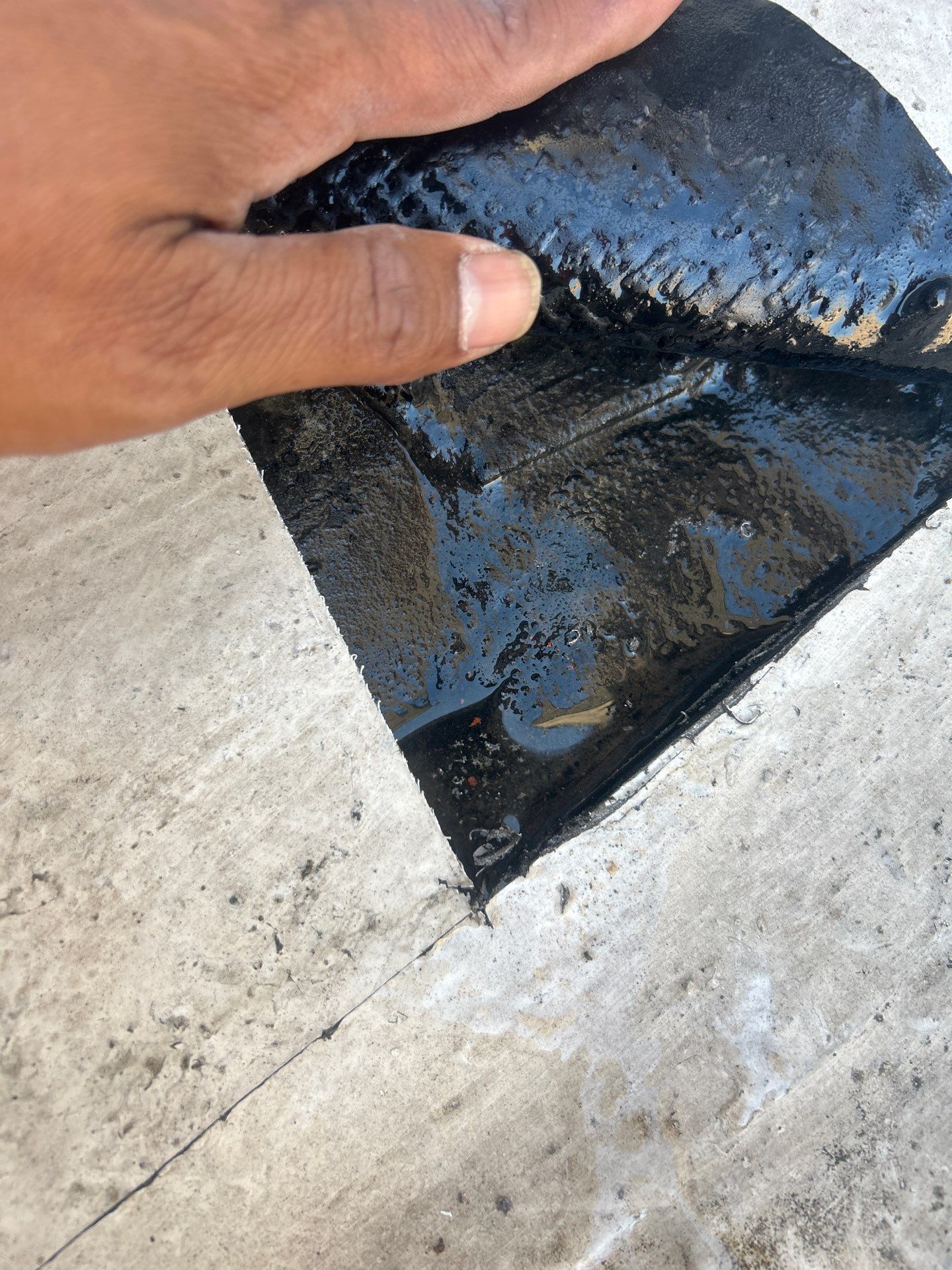 Chicago Commercial Flat Roof: Feeling Squishy? Water Trapped Under Membrane!