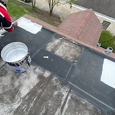 Chicago-Flat-Roof-Membrane-Damaged-Leaking-Inside 0
