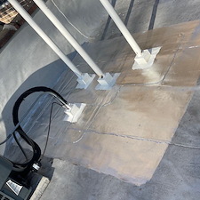 Chicago-Flat-Roof-Repairs-Fixing-Improperly-Installed-Roof-Boots-Around-Penetrations 4