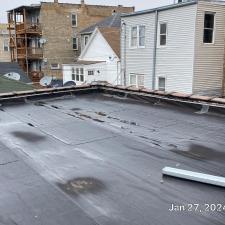 Chicago-Garage-Roof-Replacement-Modified-Bitumen-By-Anchor-Point-Roofing 0