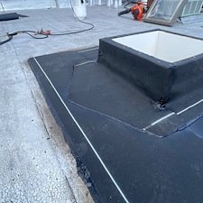 Cricket-Installation-for-Skylights-to-Divert-Water-Commercial-Roofing-in-Chicago 2