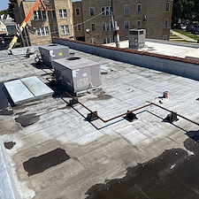 Expert-Commercial-Flat-Roof-Replacement-in-Chicago-with-New-Modified-Bitumen-Membrane 0