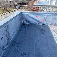Flat-Roof-Leak-in-Chicago-Fixing-Leaks-from-Open-Coping-Seams 4