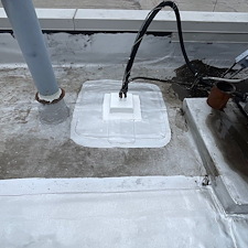Flat-Roof-Leak-Near-AC-Lines-in-Wilmette-Whats-Wrong 2