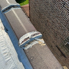 Gaps-in-Clay-Coping-on-a-Flat-Roof-in-Chicago 2