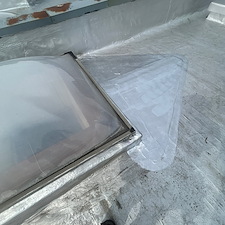 Leak-Near-Skylight-in-Chicago-Flat-Roof-Whats-Wrong 0