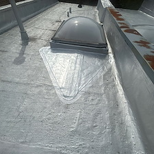 Leak-Near-Skylight-in-Chicago-Flat-Roof-Whats-Wrong 2