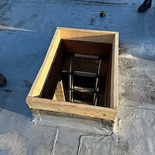 Low-Hatch-Curb-Causing-Water-Intrusion-on-Flat-Roof-in-Skokie-Heres-How-We-Fixed-It 6