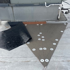 Ponding-Water-on-Park-Ridge-Flat-Roof-Ask-About-Cricket-Installation 5