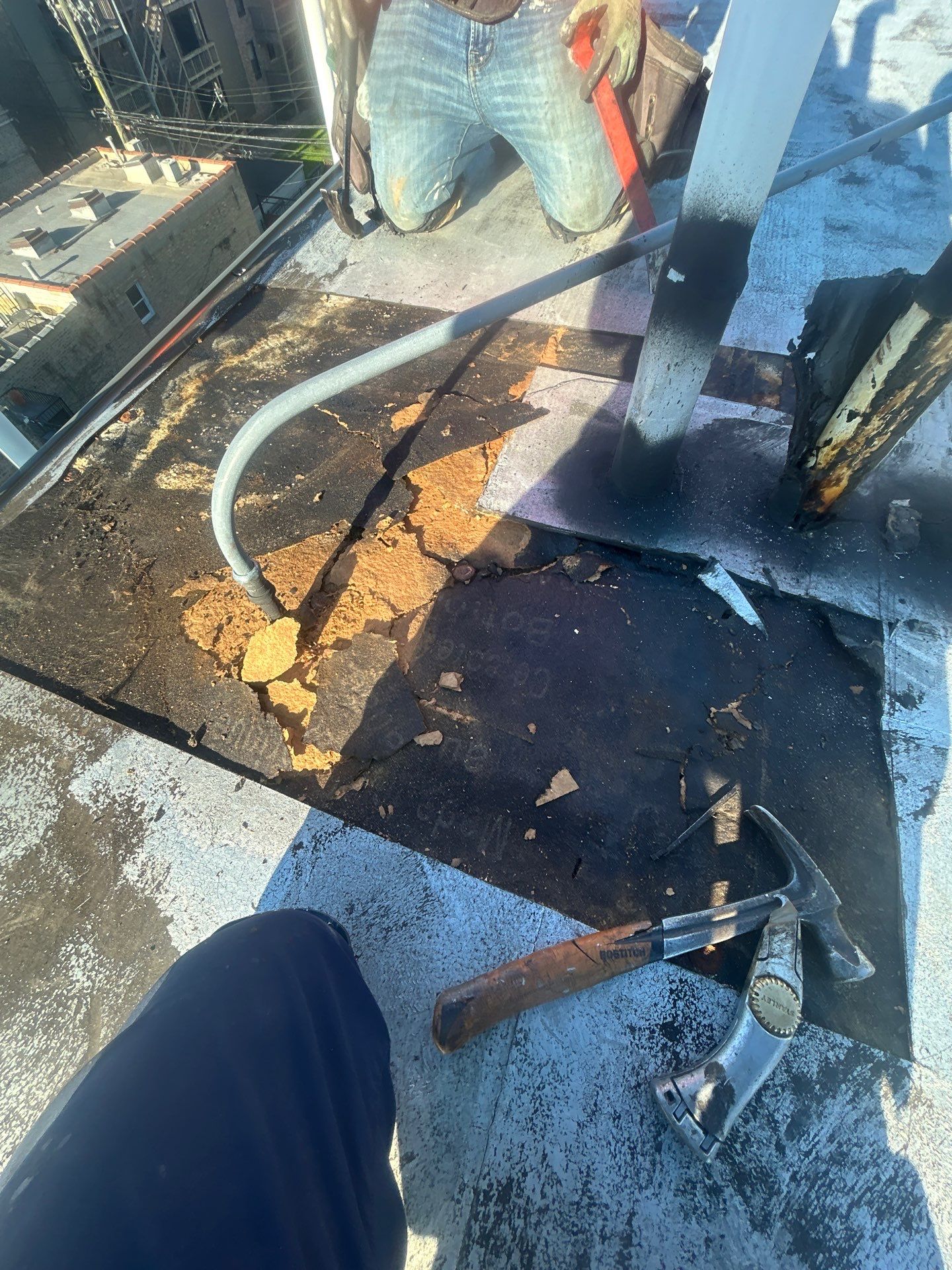 Rotten Substrate Repairs for Commercial Flat Roofs in Chicago