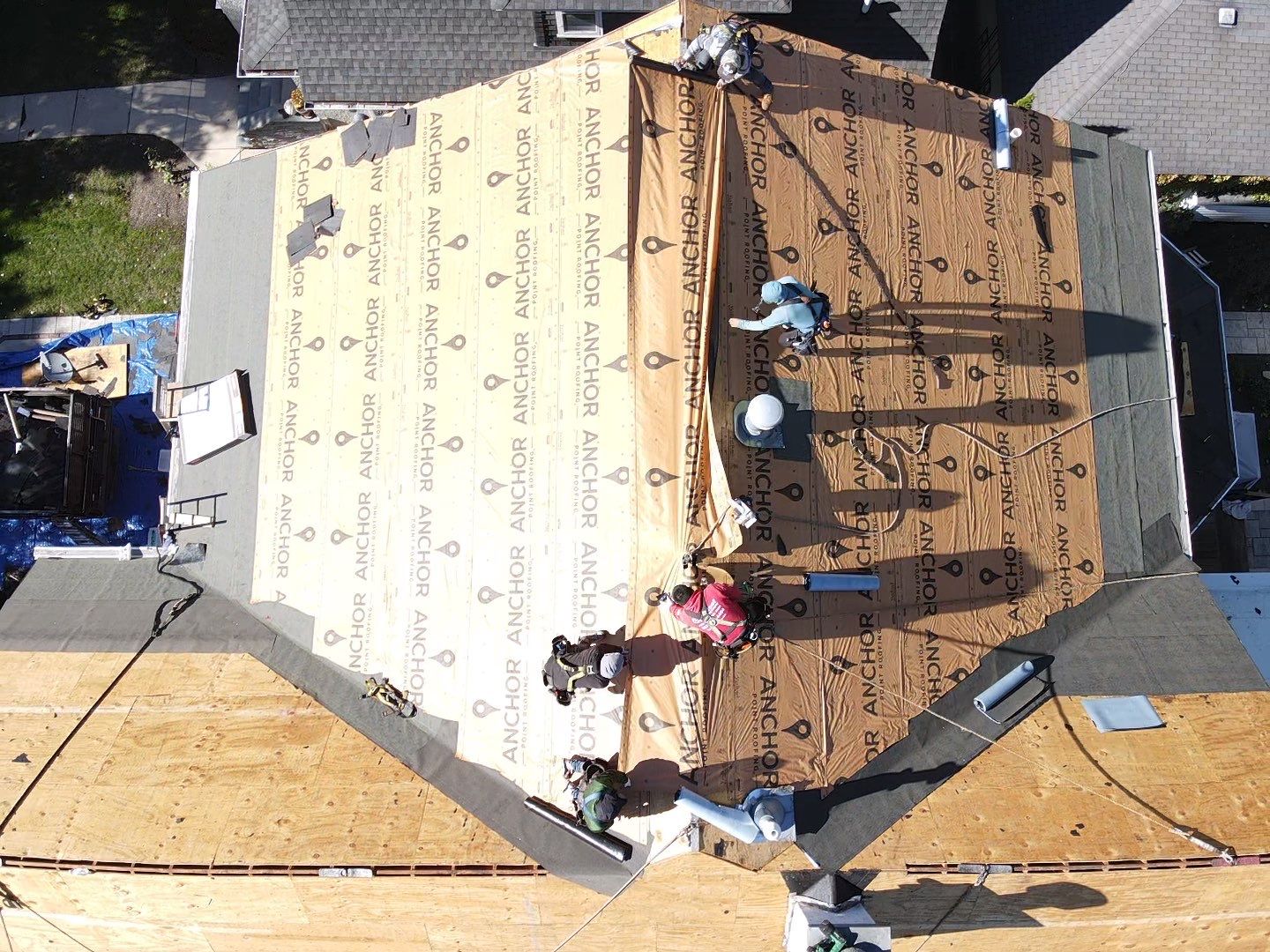 Shingle Roof Replacement in Evanston Using Malarkey Vista Shingles in Black Oak