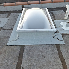 Velux-Commercial-Bubble-Skylight-Replacement-on-a-Chicago-Flat-Roof 1