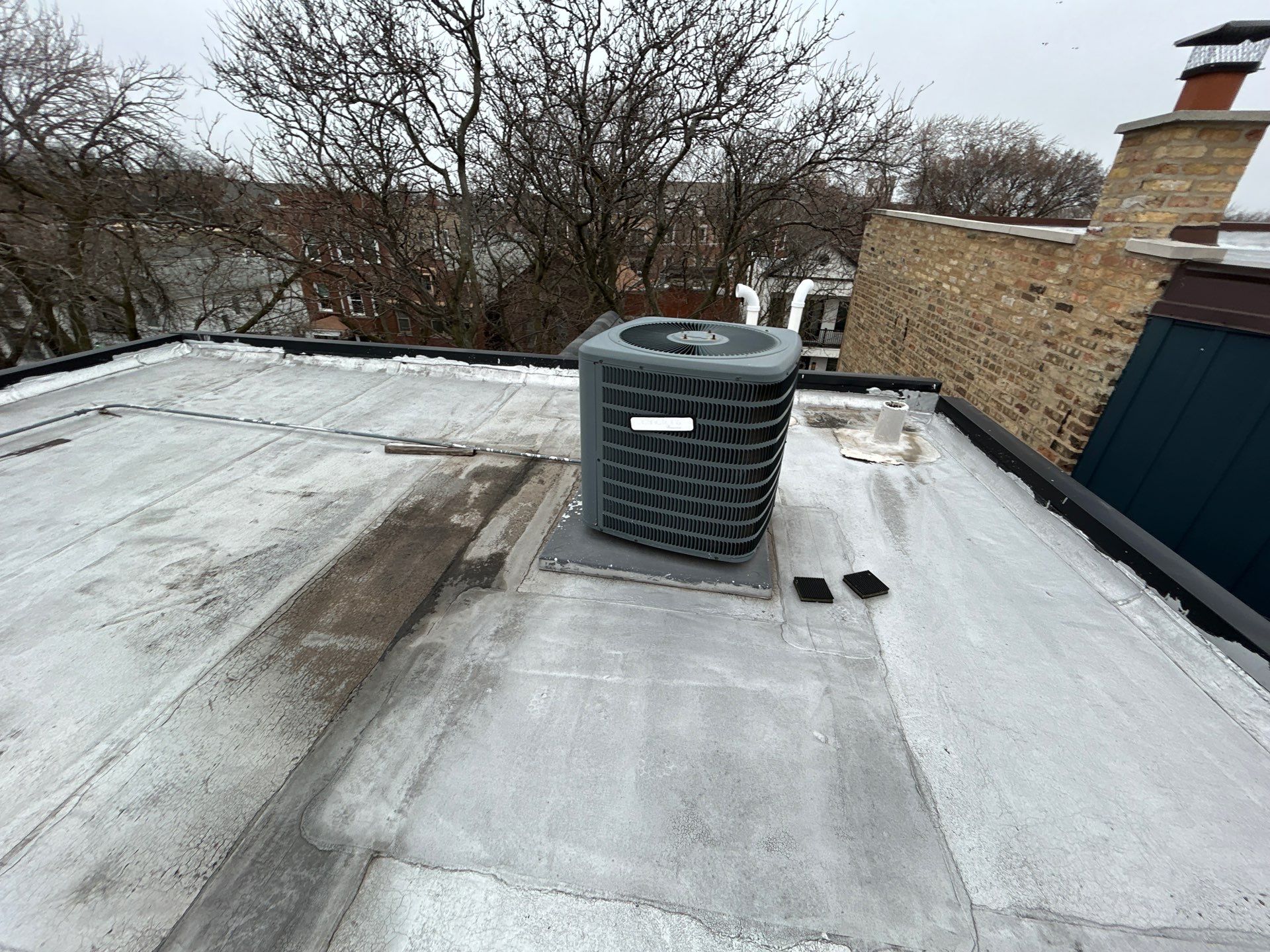Why Is My HVAC Condenser Base Cutting Through My Roofing Membrane and Causing Damage?